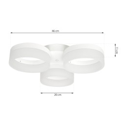 СТЕЛЬОВА ЛАМПА RING 36W LED