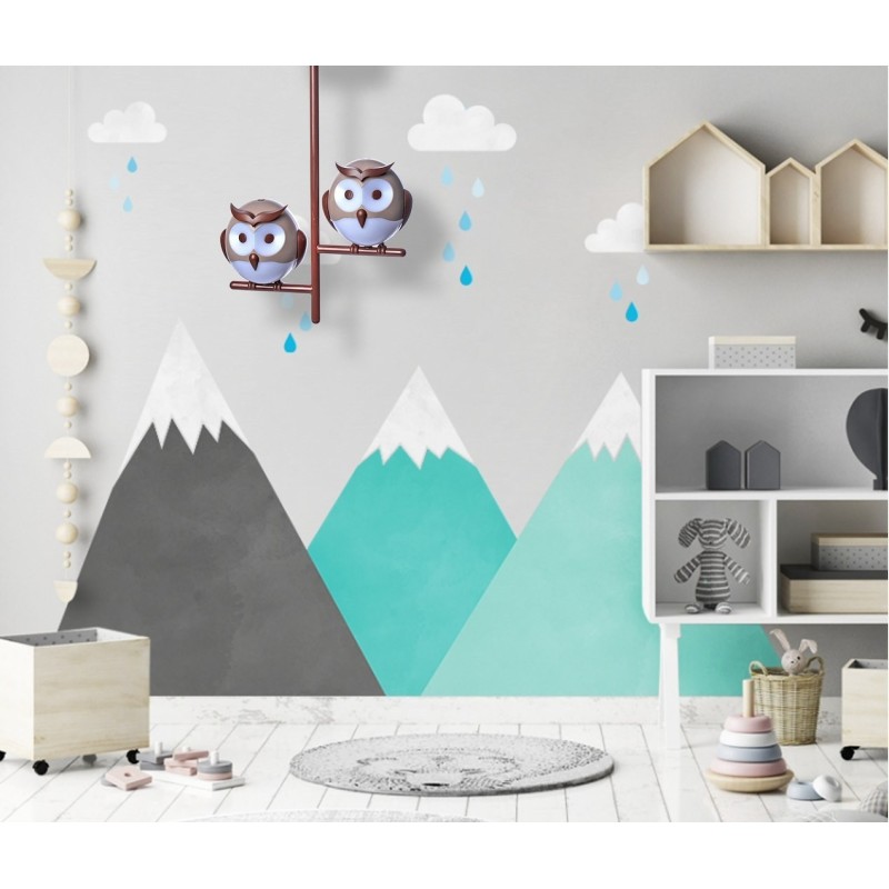 LAMPKA SUFITOWA OWL 2XG9 LED