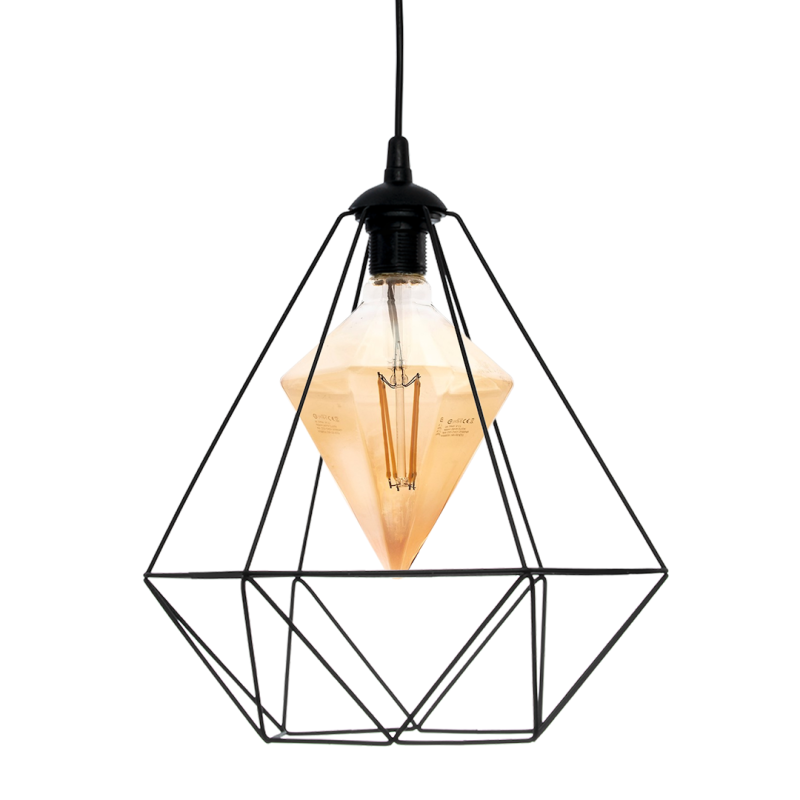 ALAMBRE BLACK hanging lamp 1xE27 4W bulb included