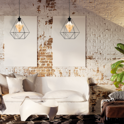 ALAMBRE BLACK hanging lamp 1xE27 4W bulb included