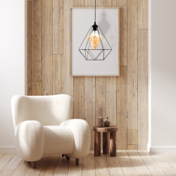 ALAMBRE BLACK hanging lamp 1xE27 4W bulb included