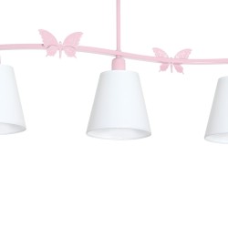 Chandelier ALICE PINK 3xE14