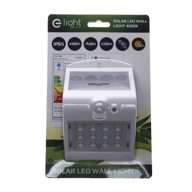 Solar Lamp Butterfly 1.5W White