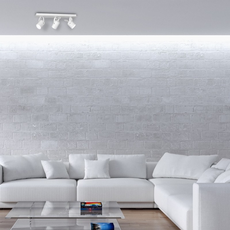 Lámpara de techo Pico 3xGU10 Blanco