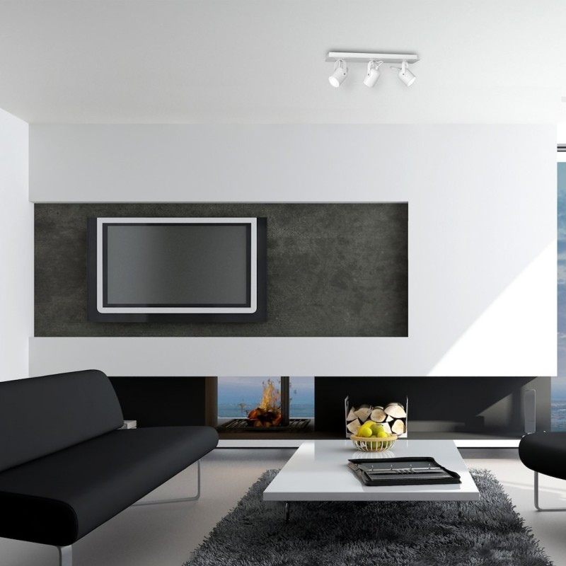 Pico Ceiling Lamp 3xGU10 White