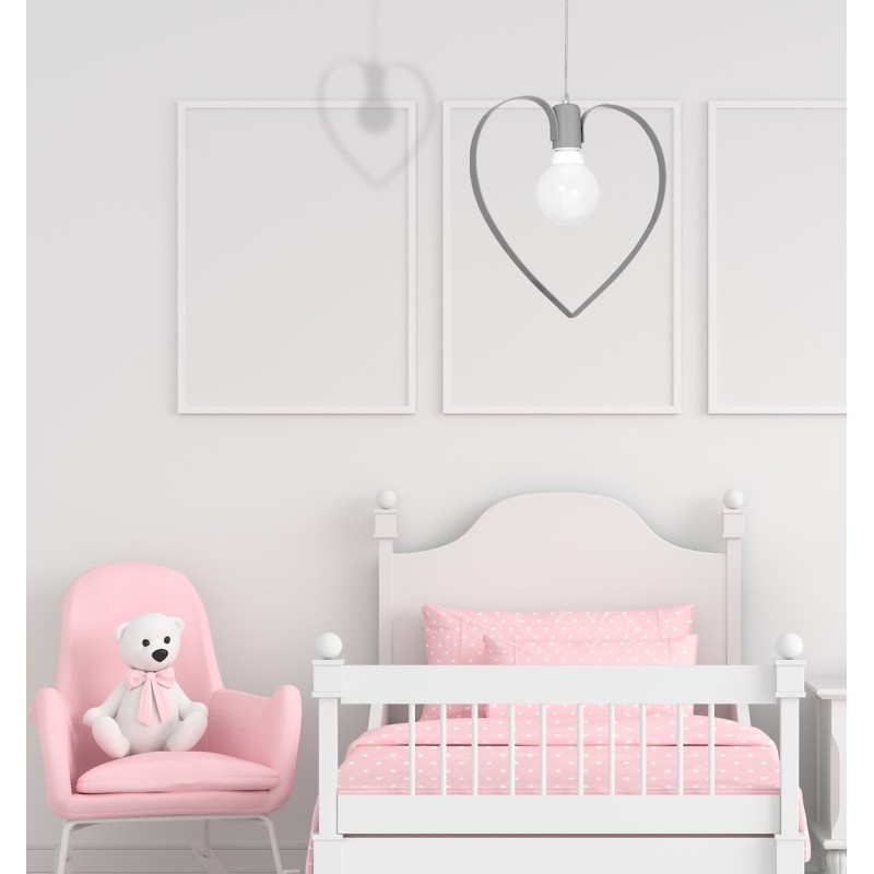 Hängelampe AMORE GREY 1xE27