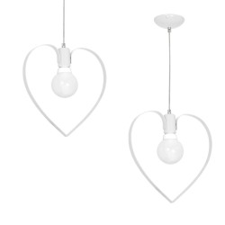 Amore hanging lamp 1xE27 White