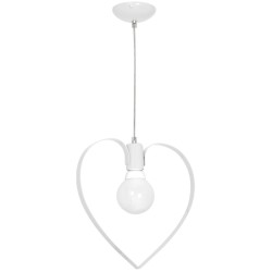 Amore hanging lamp 1xE27 White