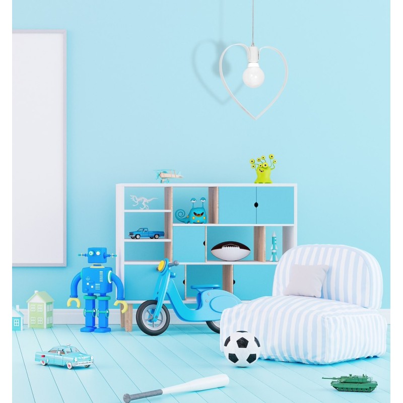 Lampa wisząca Amore 1xE27 Biały