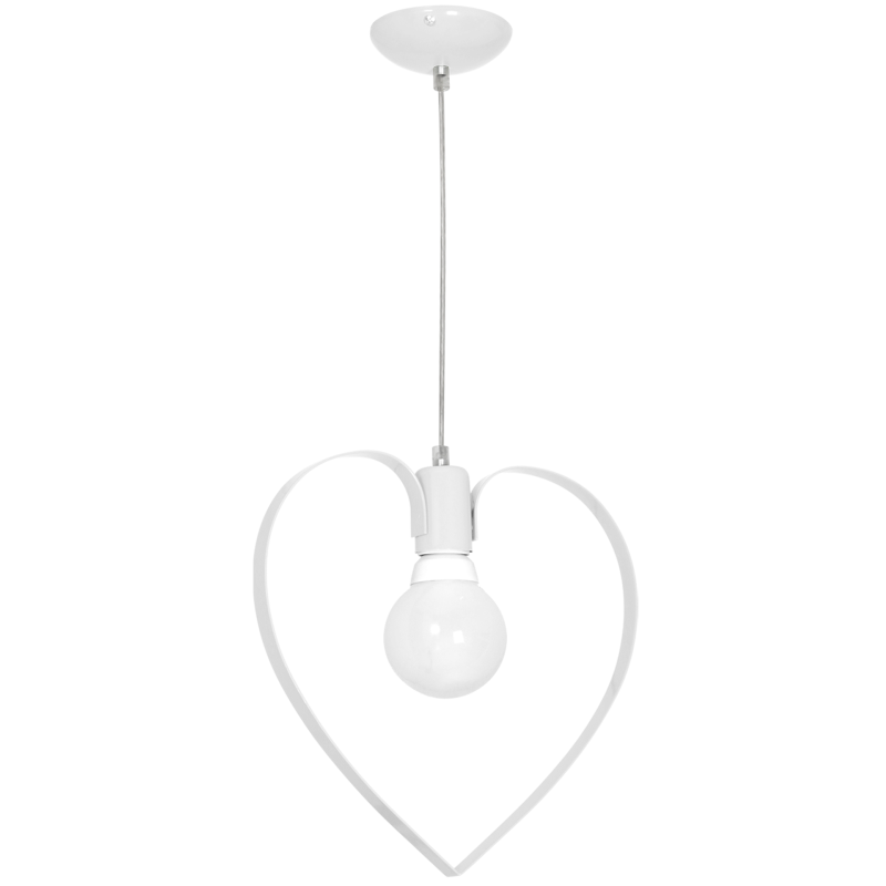 Hängelampe Amore 1xE27 Weiß