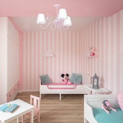 Chandelier SARA PINK 3xE14