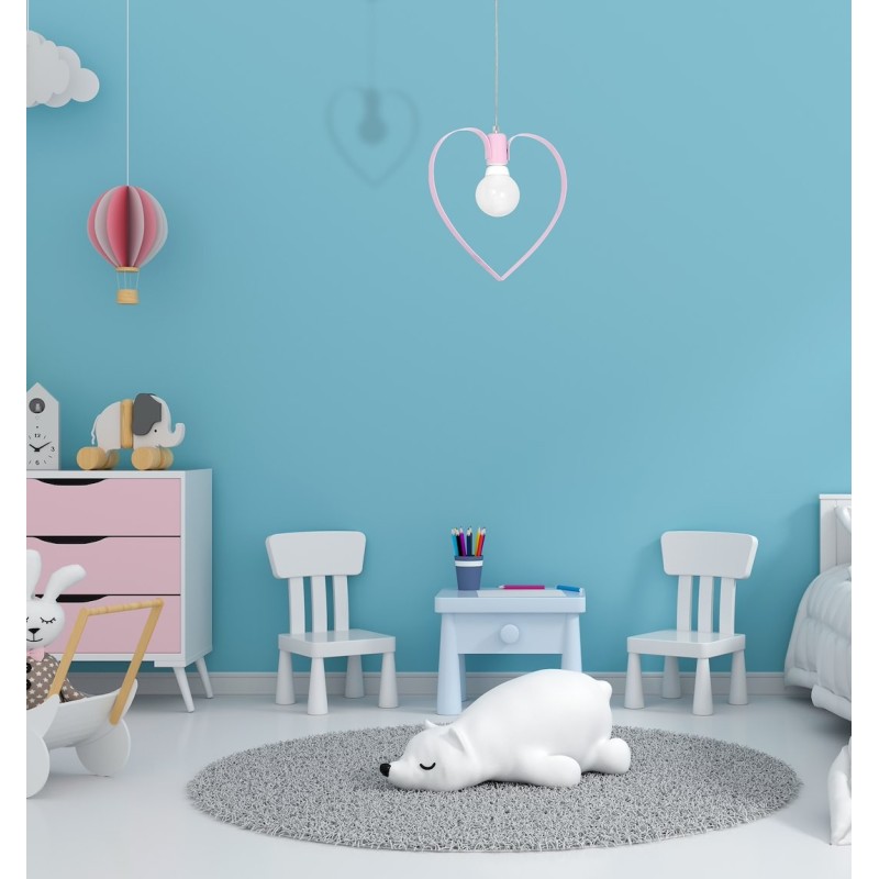Hängelampe AMORE PINK 1xE27