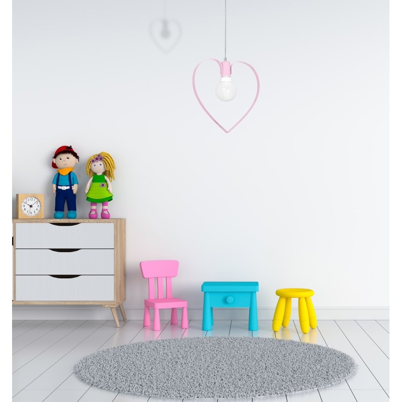 Hängelampe AMORE PINK 1xE27