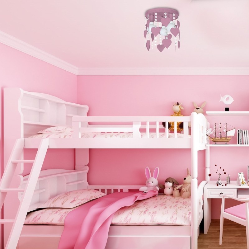 CORAZON VIOLET Ceiling Lamp 3xE27