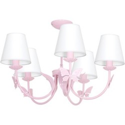 Kronleuchter ALICE PINK 5xE14