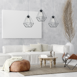 BASKET GRAY Pendant Lamp 3xE27