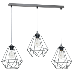 BASKET GRAY Pendant Lamp 3xE27