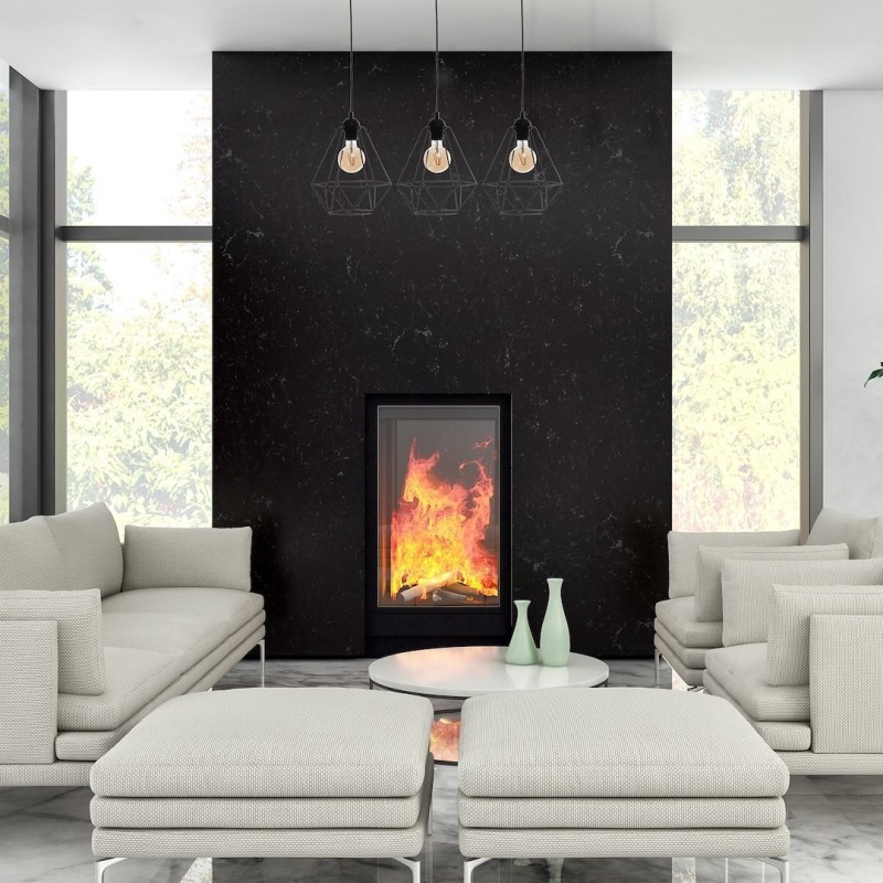 Lampa wisząca BASKET BLACK 3xE27