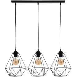 BASKET BLACK Pendant Lamp 3xE27
