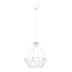 BASKET WHITE Hanging Lamp 1xE27