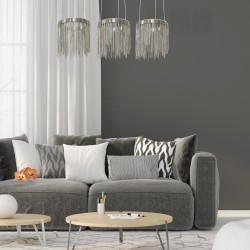 ПІДВІСНА ЛАМПА CASCATA SATIN 54W LED