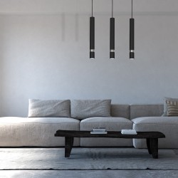 Lampa wisząca JOKER BLACK/CHROME 3xGU10