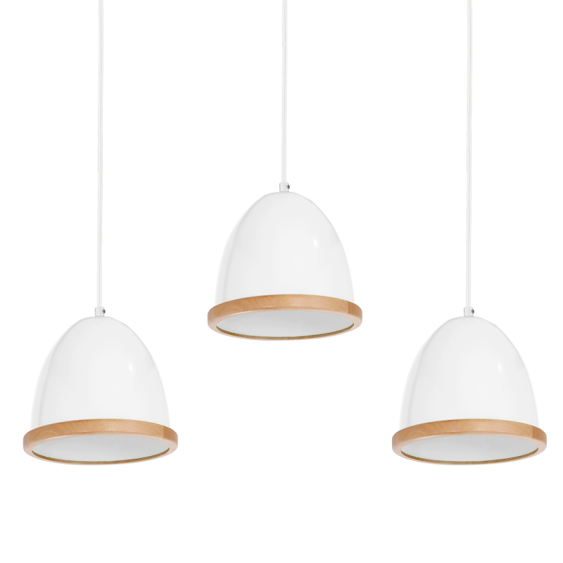 STUDIO WHITE Pendant Lamp 3xE27