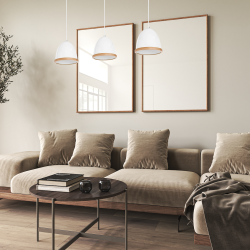 STUDIO WHITE Pendant Lamp 3xE27