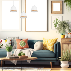 Lámpara colgante STUDIO WHITE 3xE27