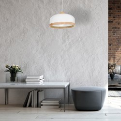 STUDIO WHITE Hanging Lamp 1xE27