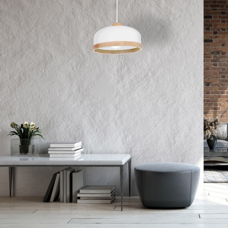 STUDIO WHITE Hanging Lamp 1xE27