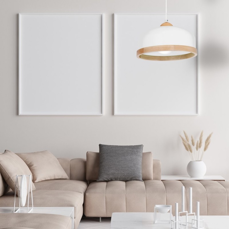STUDIO WHITE Hanging Lamp 1xE27