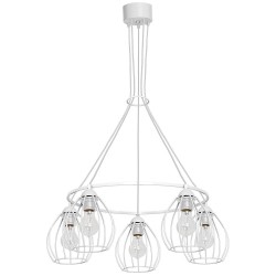Pendant Lamp DON WHITE 5xE27