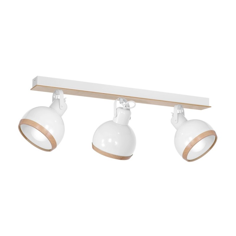 Ceiling lamp Oval 3xE27 White