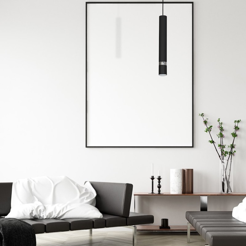 JOKER BLACK/CHROME Pendant Lamp 1xGU10