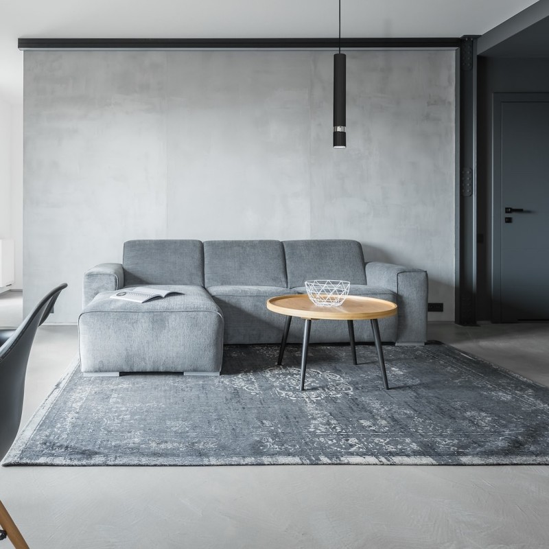 Lámpara colgante JOKER BLACK/CHROME 1xGU10