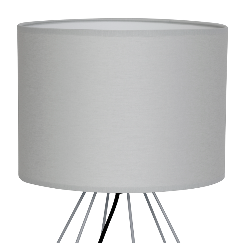 BASKET GRAY night lamp 1xE27