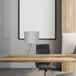 Настільна лампа BASKET GRAY 1xE27