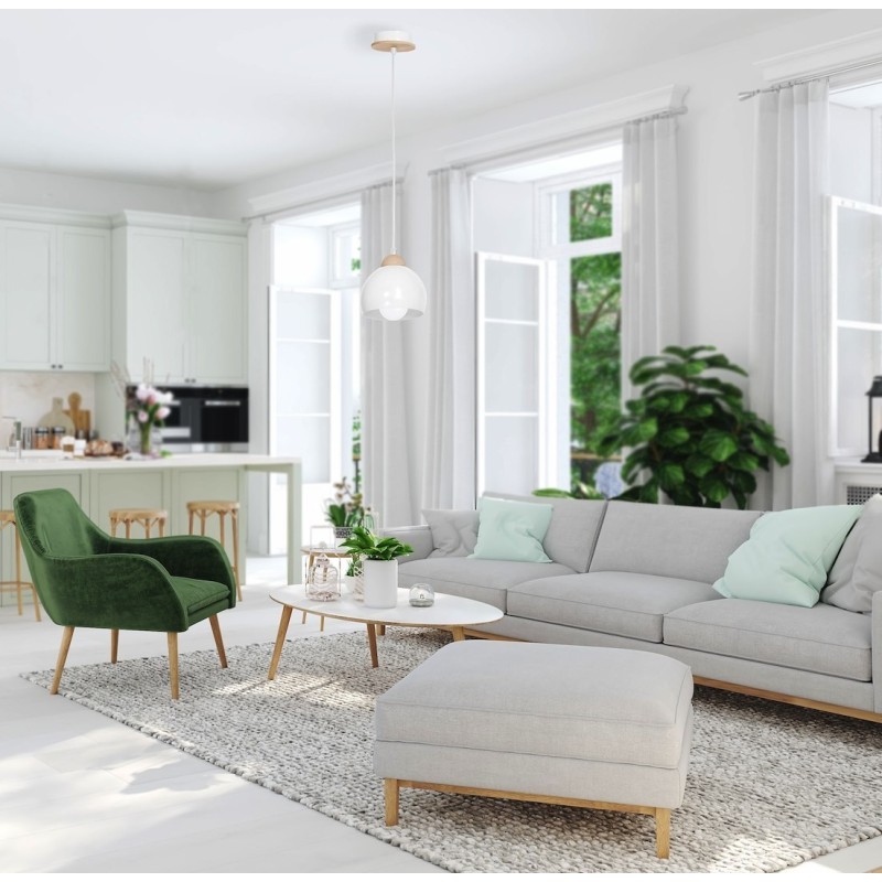 DAMA WHITE Hanging Lamp 1xE27