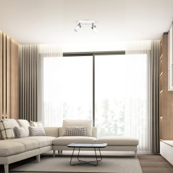 Ceiling lamp Joker 2xGU10 White/Chrome