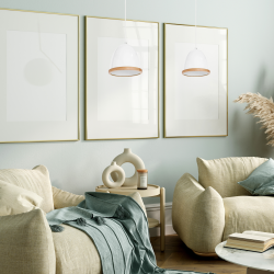 STUDIO WHITE Hanging Lamp 1xE27