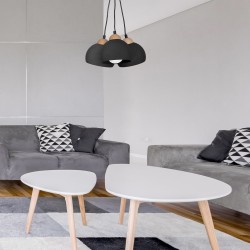 Hängelampe DAMA BLACK 3xE27