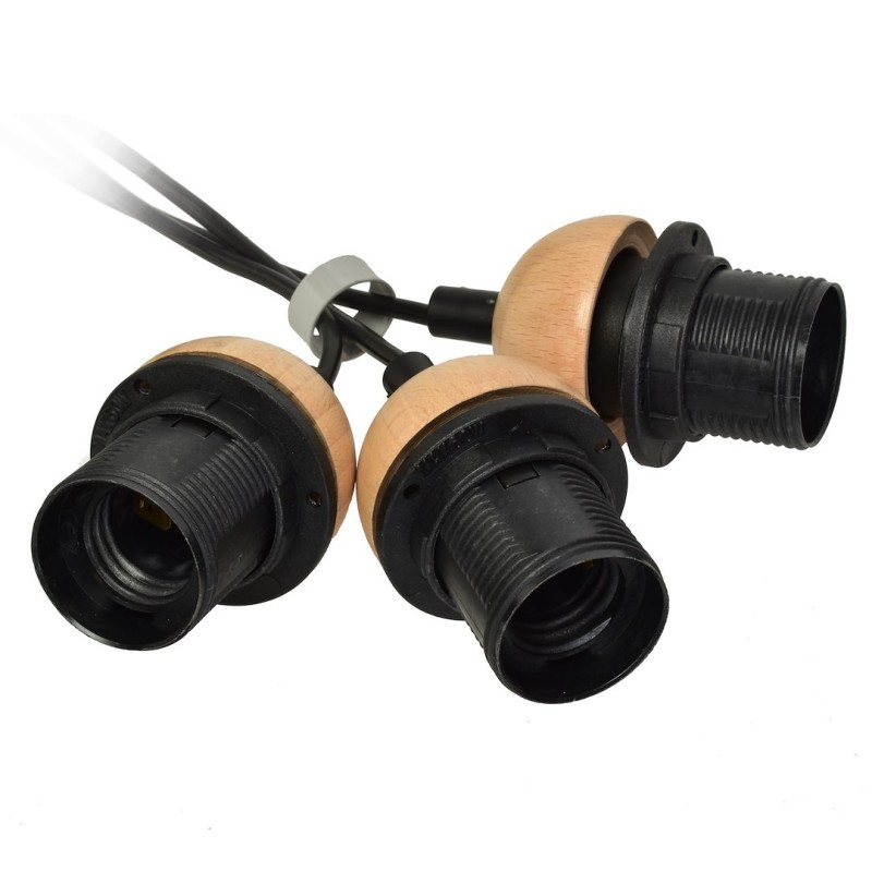 Підвісна лампа DAMA BLACK 3xE27