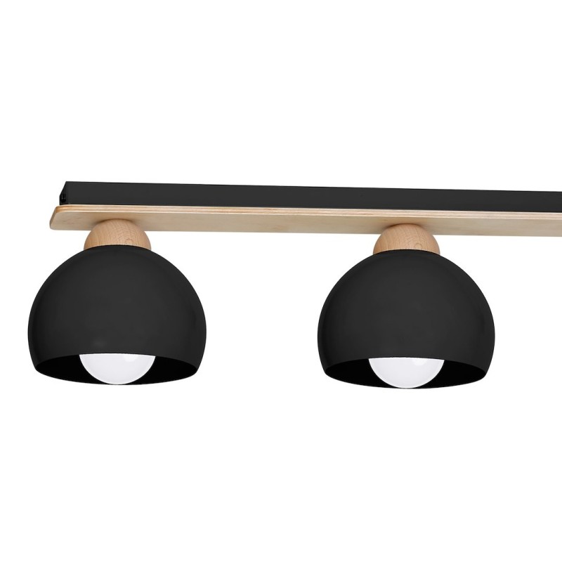 DAMA BLACK ceiling lamp 3xE27