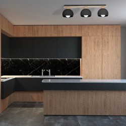 Стельова лампа DAMA BLACK 3xE27