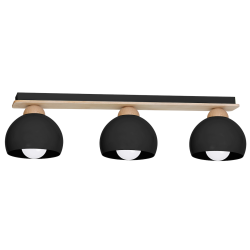 DAMA BLACK ceiling lamp 3xE27