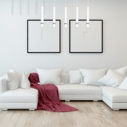 Lampa wisząca JOKER WHITE/CHROME 5xGU10