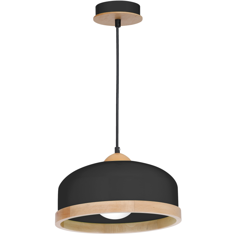 STUDIO BLACK Hanging Lamp 1xE27