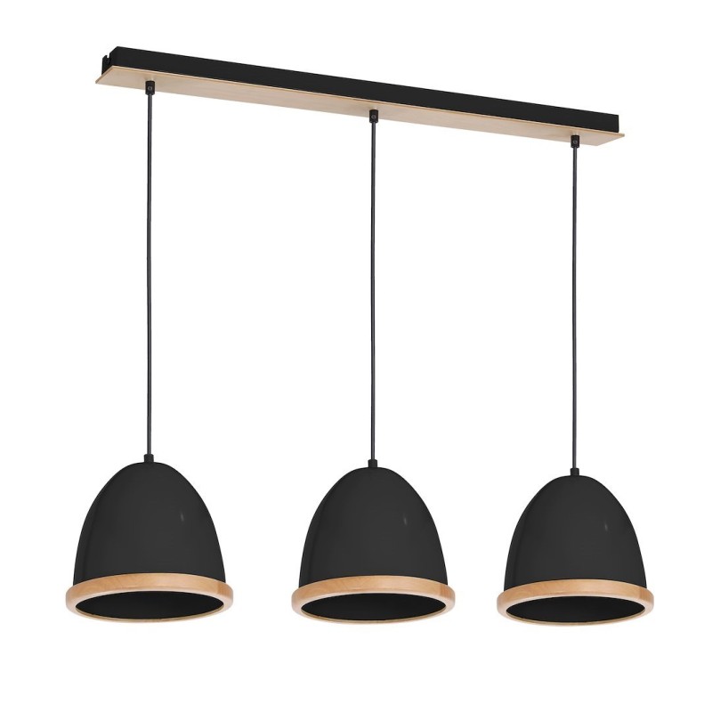 STUDIO BLACK Hanging Lamp 3xE27