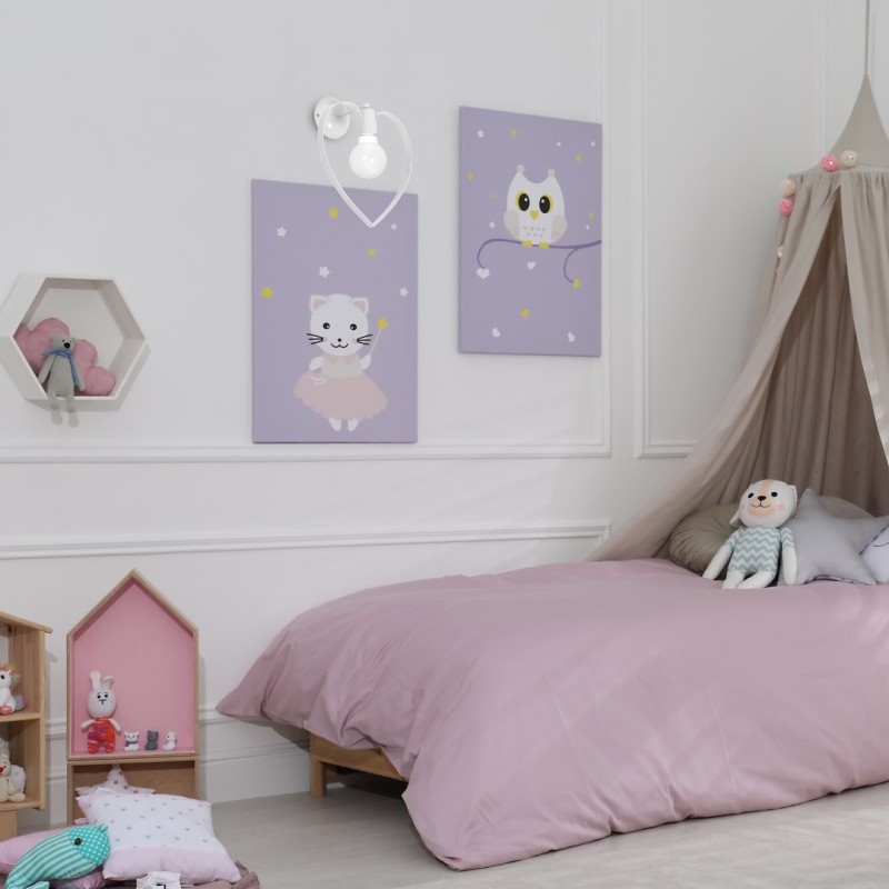 Kinkiet Amore 1xE27 Biały